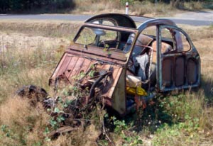 carcasse de 2CV